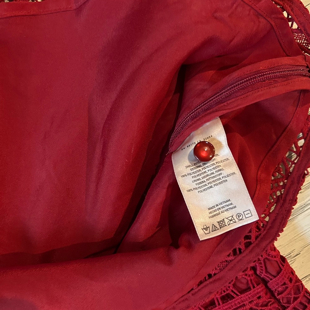 Anthropologie Moulinette Soeurs Lace Peplum Top Sz 10 - Picture 6 of 6